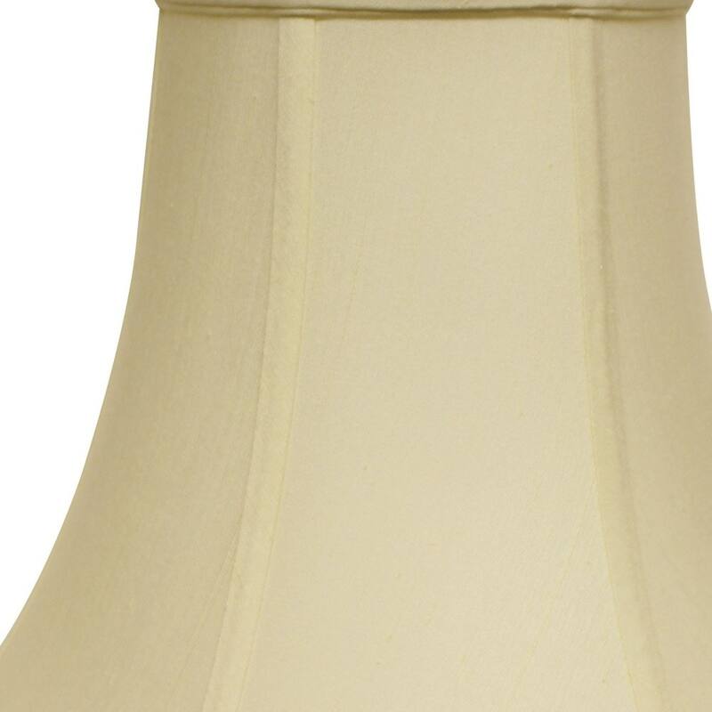 14" Ivory Premium Bell Monay Shantung Lampshade 14"x14"x11" Bed